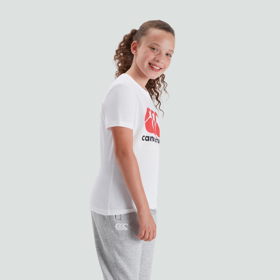Junior Unisex CCC Logo Tee White
