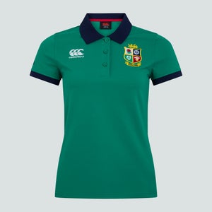 Womens British & Irish Lions Home Nations Polo Shirt Green