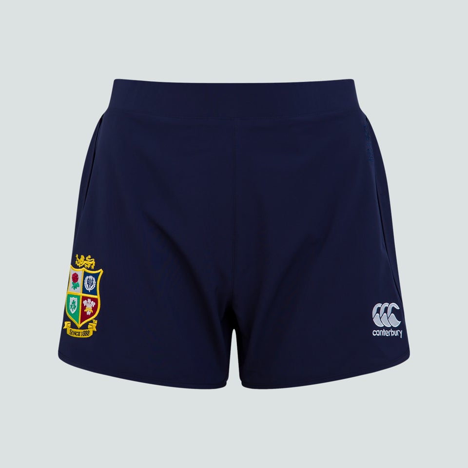 Womens British & Irish Lions Woven Gym Shorts Blue