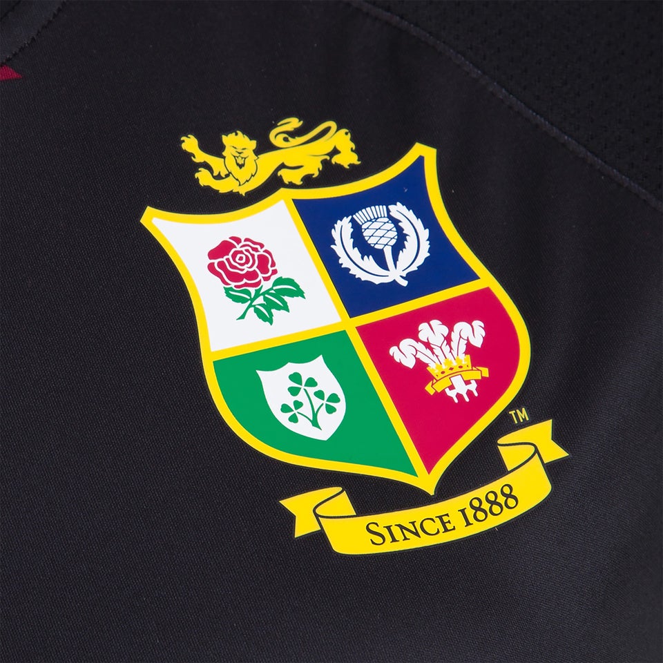 Womens British & Irish Lions Superlight Graphic Tee Black