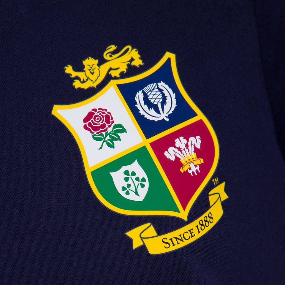 Junior Unisex British & Irish Lions Cotton Jersey Tee Blue