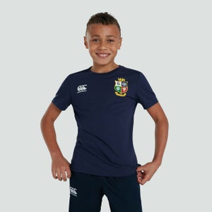 Junior Unisex British & Irish Lions Cotton Jersey Tee Blue