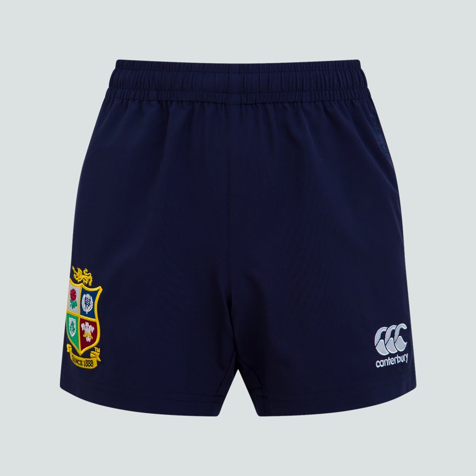 Junior Unisex British & Irish Lions Woven Gym Shorts Blue