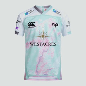 JUNIOR UNISEX OSPREYS VAPODRI SHORT SLEEVED ALT PRO 20 JERSEY WHITE - AGE 6