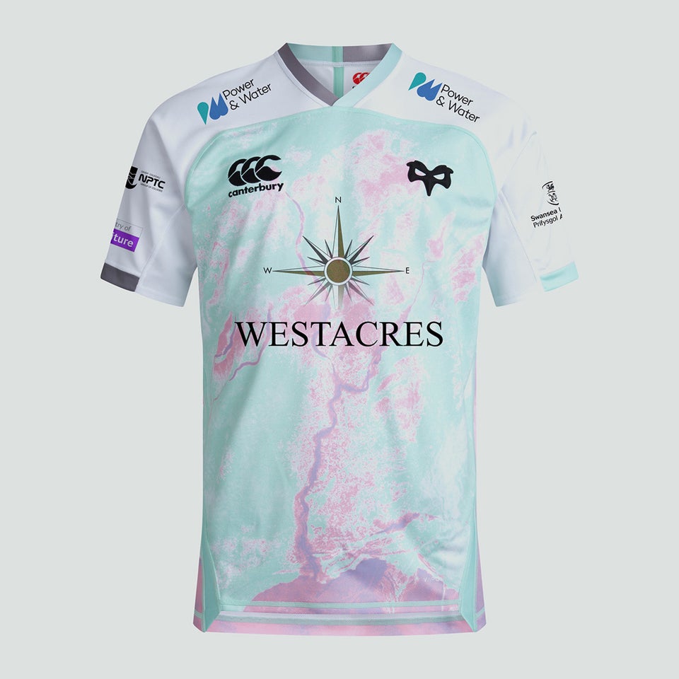 Mens Ospreys Vapodri Short Sleeved AlternatePro 20 Jersey White