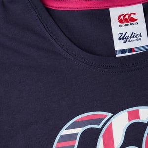 Womens Uglies Tee Blue