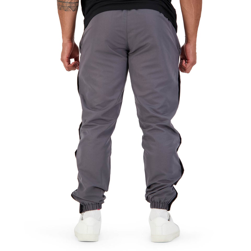 Mens Uglies Tapered Cuff Stadium Pants Grey