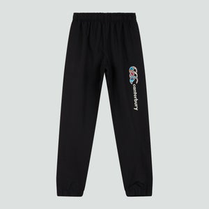 JUNIOR UNISEX CCC UGLIES TAPER CUFF STADIUM PANTS BLACK - AGE 6