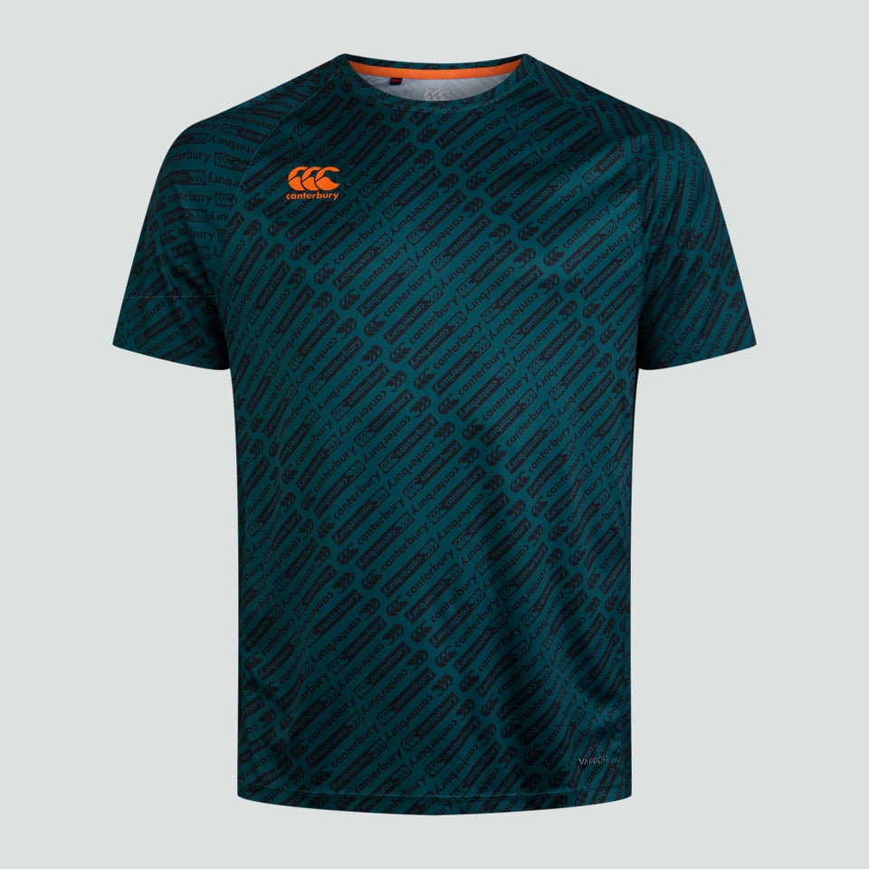 Mens Vapodri Superlight Aop Tee Green