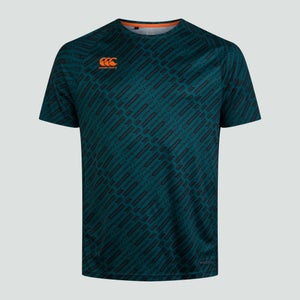 Mens Vapodri Superlight Aop Tee Green