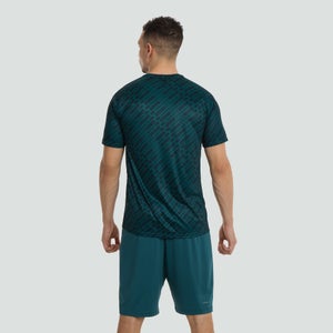 Mens Vapodri Superlight Aop Tee Green
