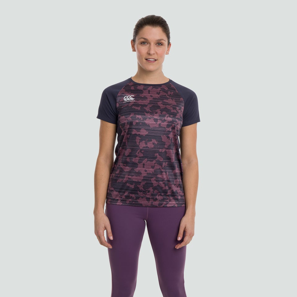 Womens Vapodri Superlight Graphic Tee Purple