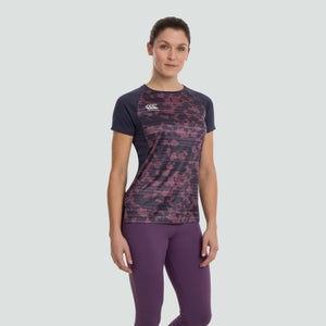 Womens Vapodri Superlight Graphic Tee Purple