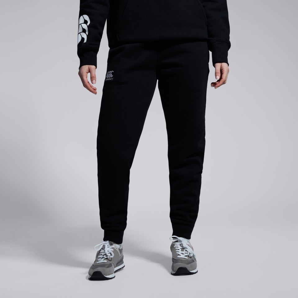 CANTERBURY TAPERED CUFFED FLEECE PANT AF BLACK