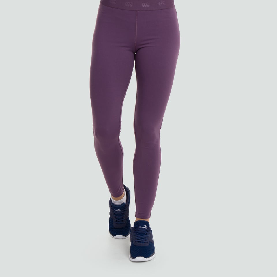 Womens Vapodri Full Length Tights Purple
