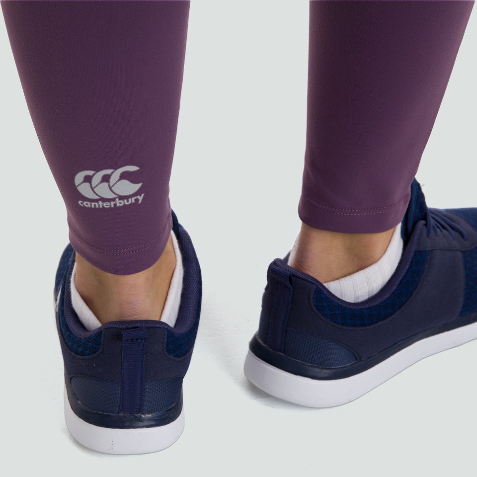 Womens Vapodri Full Length Tights Purple