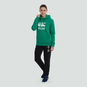 Womens Ireland Logo Hoody Green