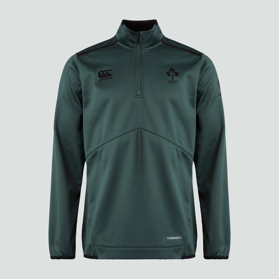 Mens Ireland 1/4 Zip Top Green