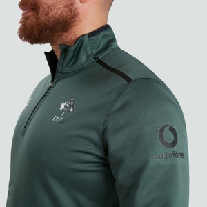 Mens Ireland 1/4 Zip Top Green