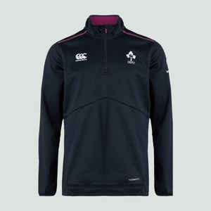 CANTERBURY IRE QTR ZIP TOP AM BLACK/DARK PURPLE