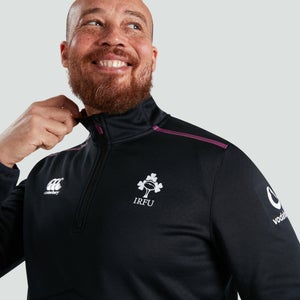 CANTERBURY IRE QTR ZIP TOP AM BLACK/DARK PURPLE