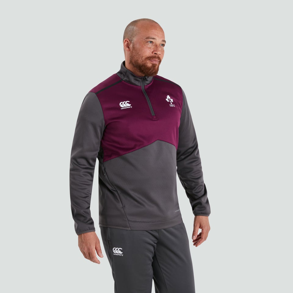 Mens Ireland 1/4 Zip Top Grey
