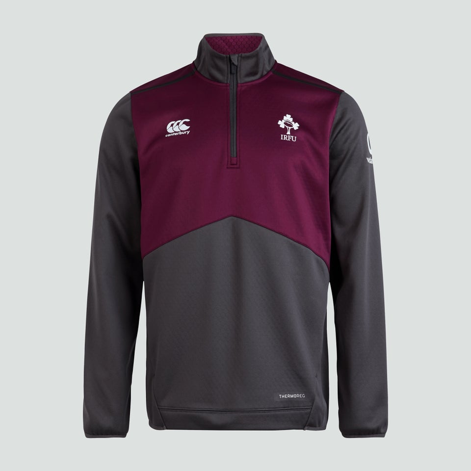 Mens Ireland 1/4 Zip Top Grey