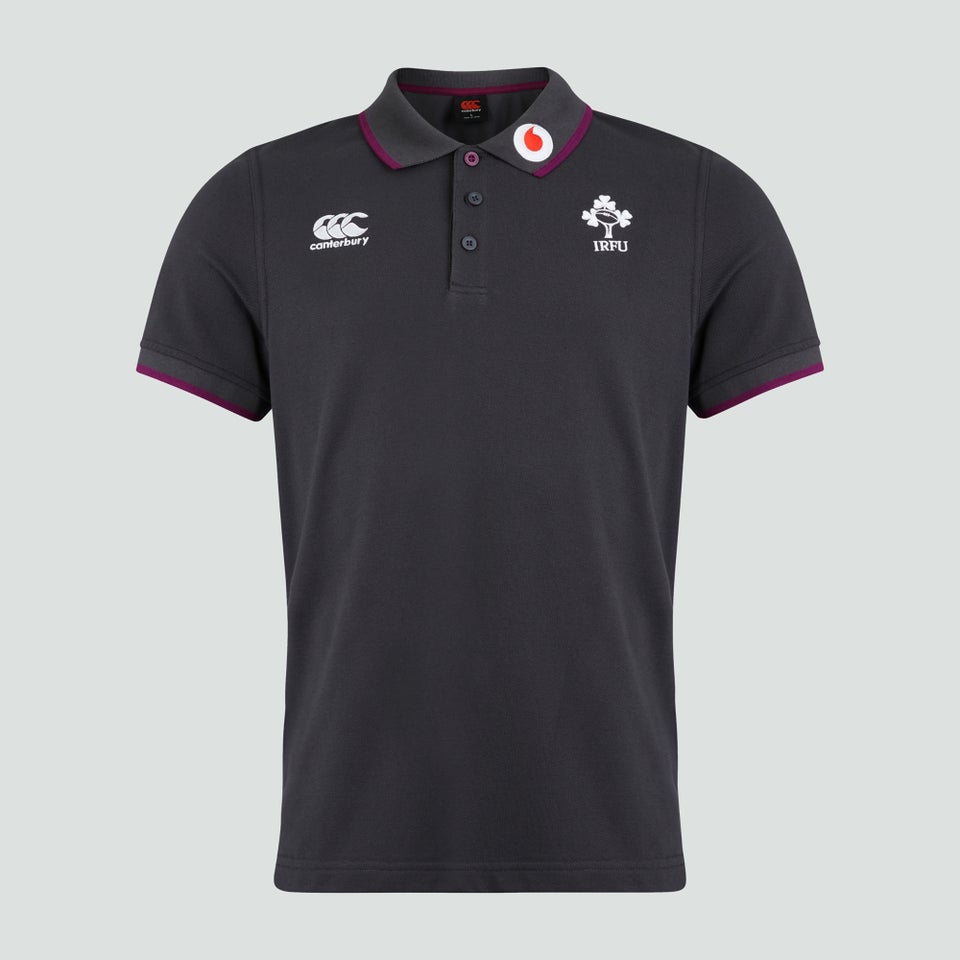 Mens Ireland Cotton Polo Shirt Grey