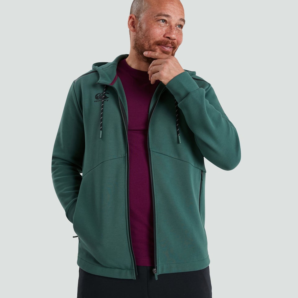 Mens Ireland Full Zip Tech Hoody Green