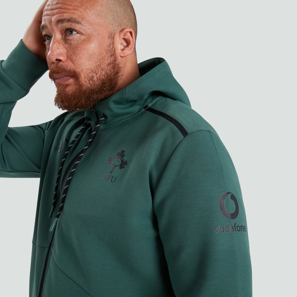 Mens Ireland Full Zip Tech Hoody Green
