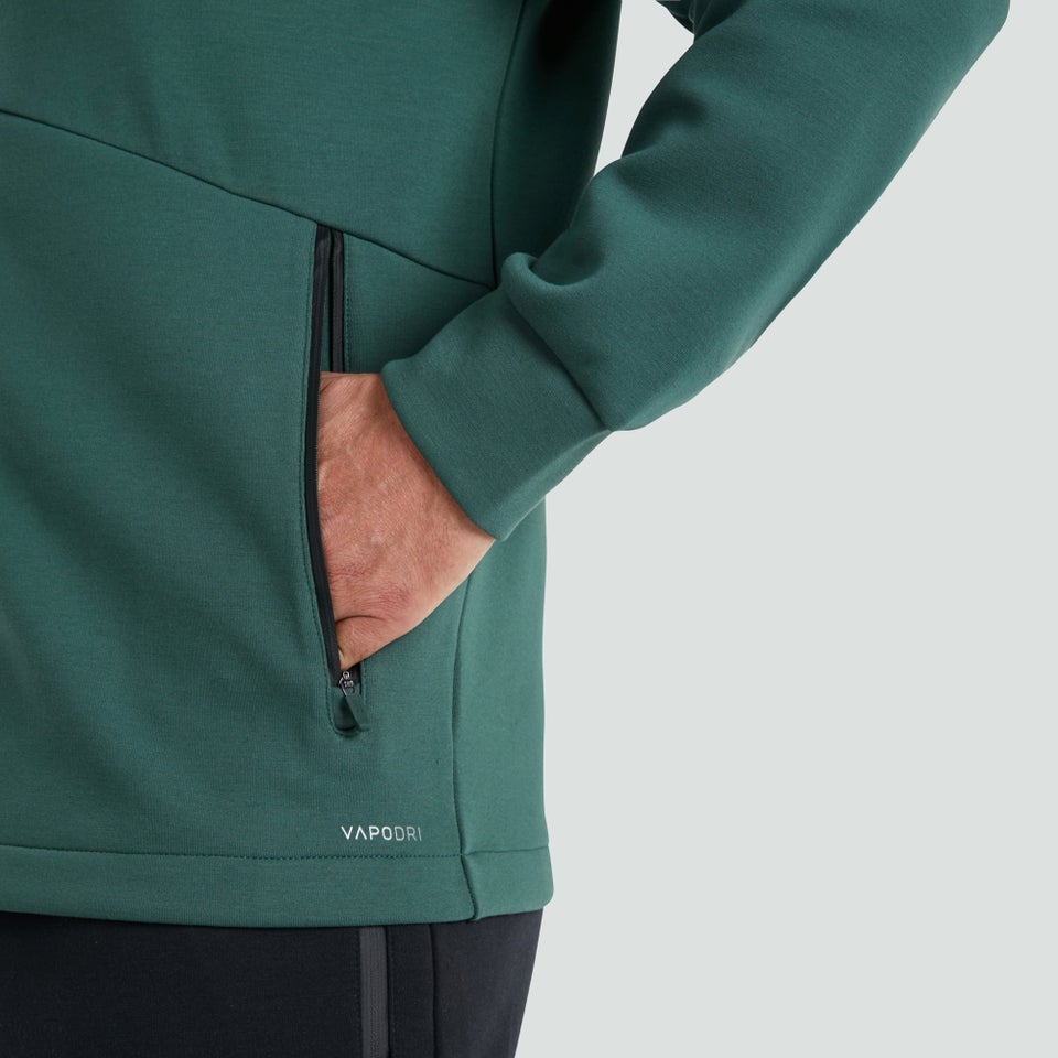 Mens Ireland Full Zip Tech Hoody Green