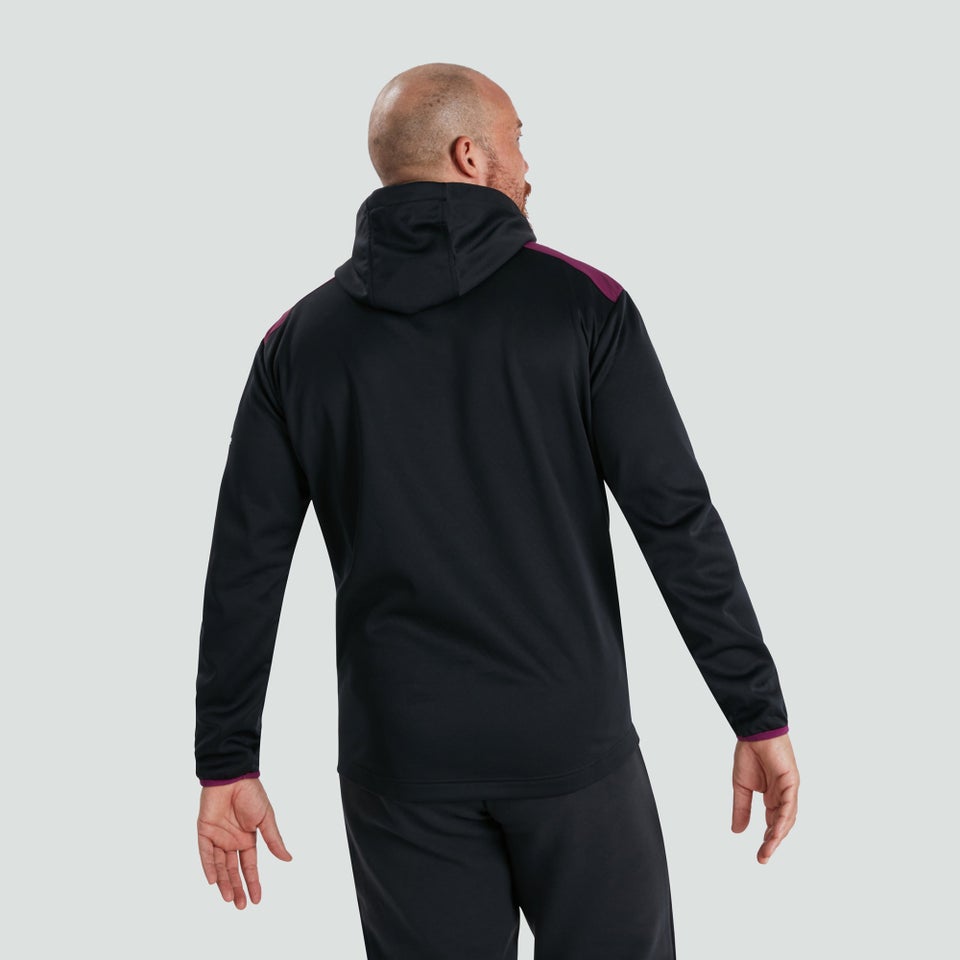 Mens Ireland Thermoreg Overhead Hoody Black
