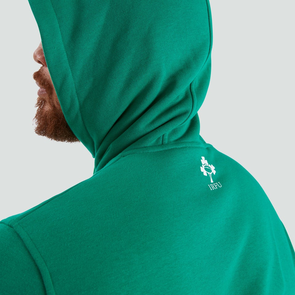 Mens Ireland Logo Hoody Green