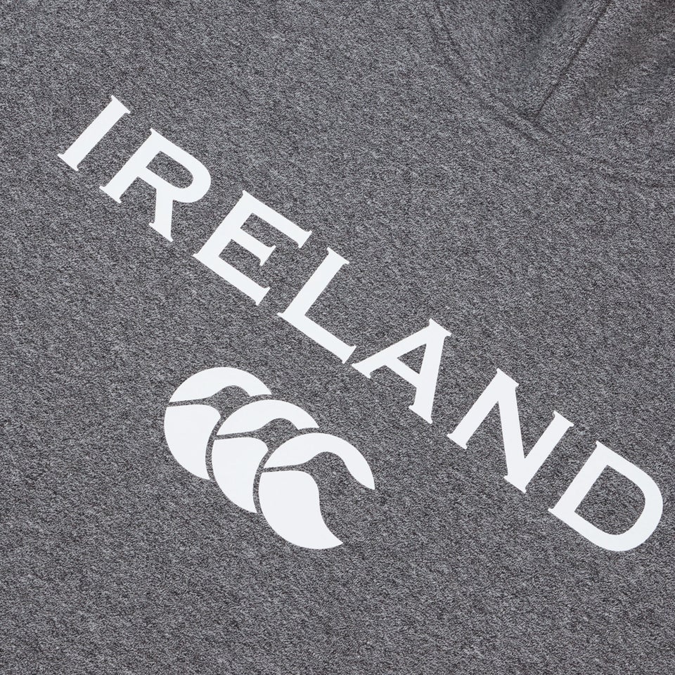 Mens Ireland Logo Hoody Grey