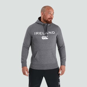 MENS IRELAND LOGO HOODY GREY - XS