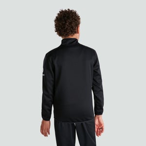 Junior Unisex Ireland 1/4 Zip Top Black