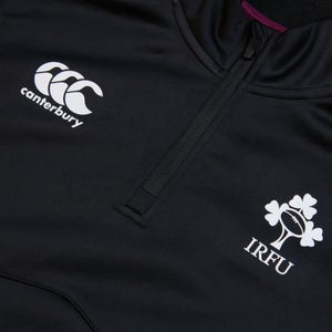 Junior Unisex Ireland 1/4 Zip Top Black
