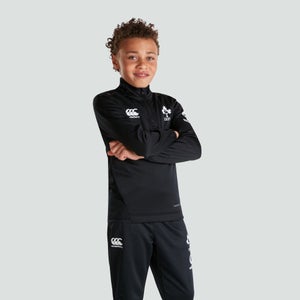 Junior Unisex Ireland 1/4 Zip Top Black