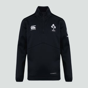 Junior Unisex Ireland 1/4 Zip Top Black