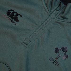 Junior Unisex Ireland 1/4 Zip Top Green