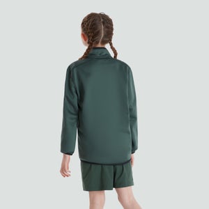 Junior Unisex Ireland 1/4 Zip Top Green