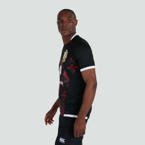 Mens British & Irish Lions Pro Warm Up Jersey Black
