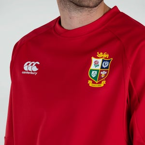Mens British & Irish Lions Tech Drill Top Red