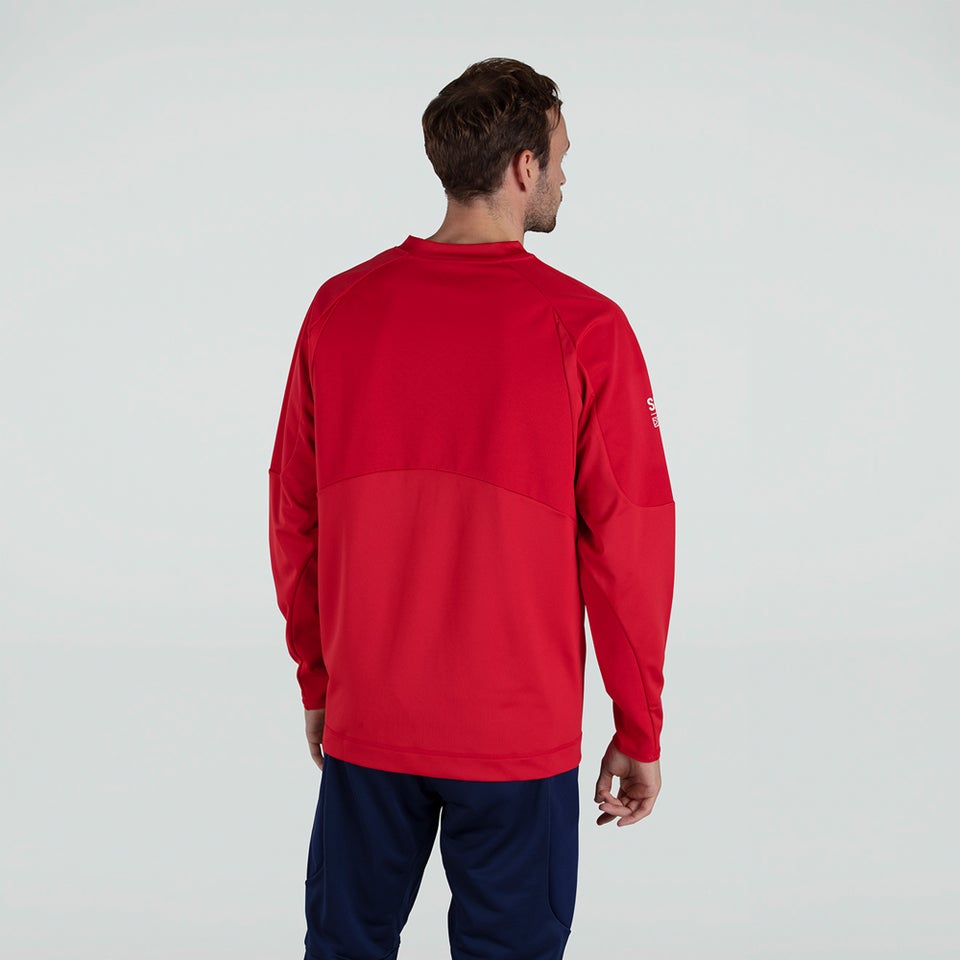 Mens British & Irish Lions Tech Drill Top Red