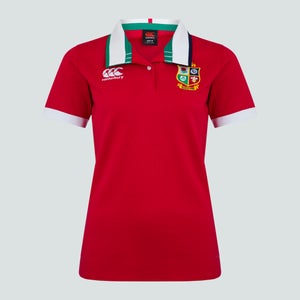 Womens British & Irish Lions Short Sleeved Classic Jersey Red
