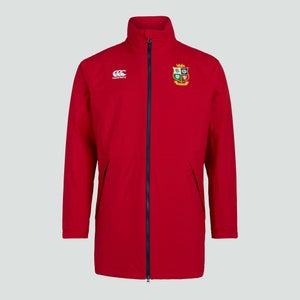 Mens British & Irish Lions Waterproof Jacket Red