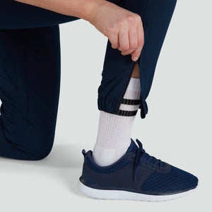 WOMENS CLUB PLAIN CUFFED TRACKPANT NAVY