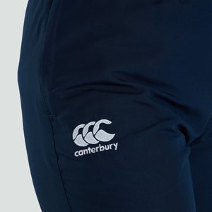 Womens Club Plain Tapered Cuff Track Pants Navy