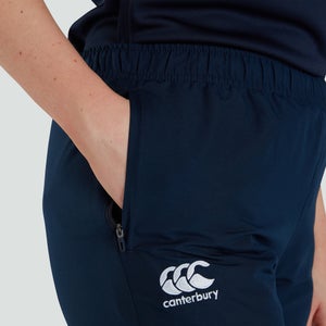 WOMENS CLUB PLAIN CUFFED TRACKPANT NAVY
