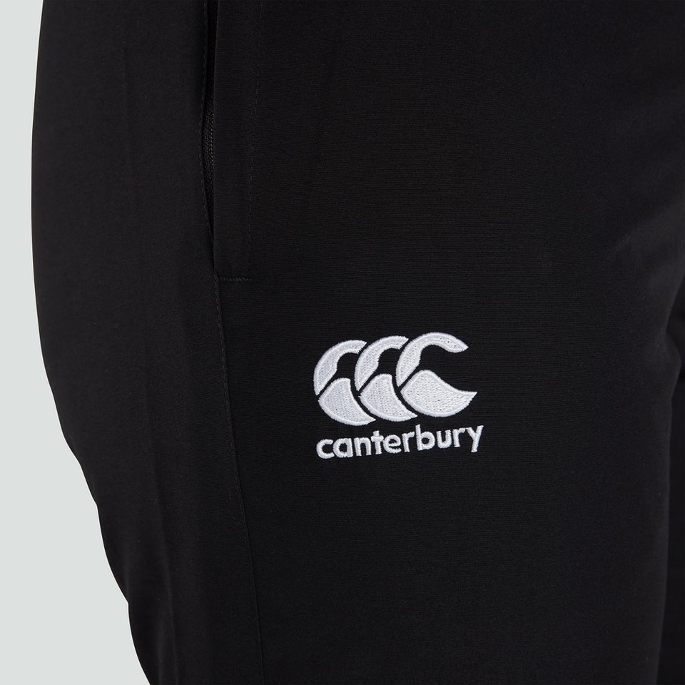 WOMENS CLUB PLAIN CUFFED TRACKPANT BLACK